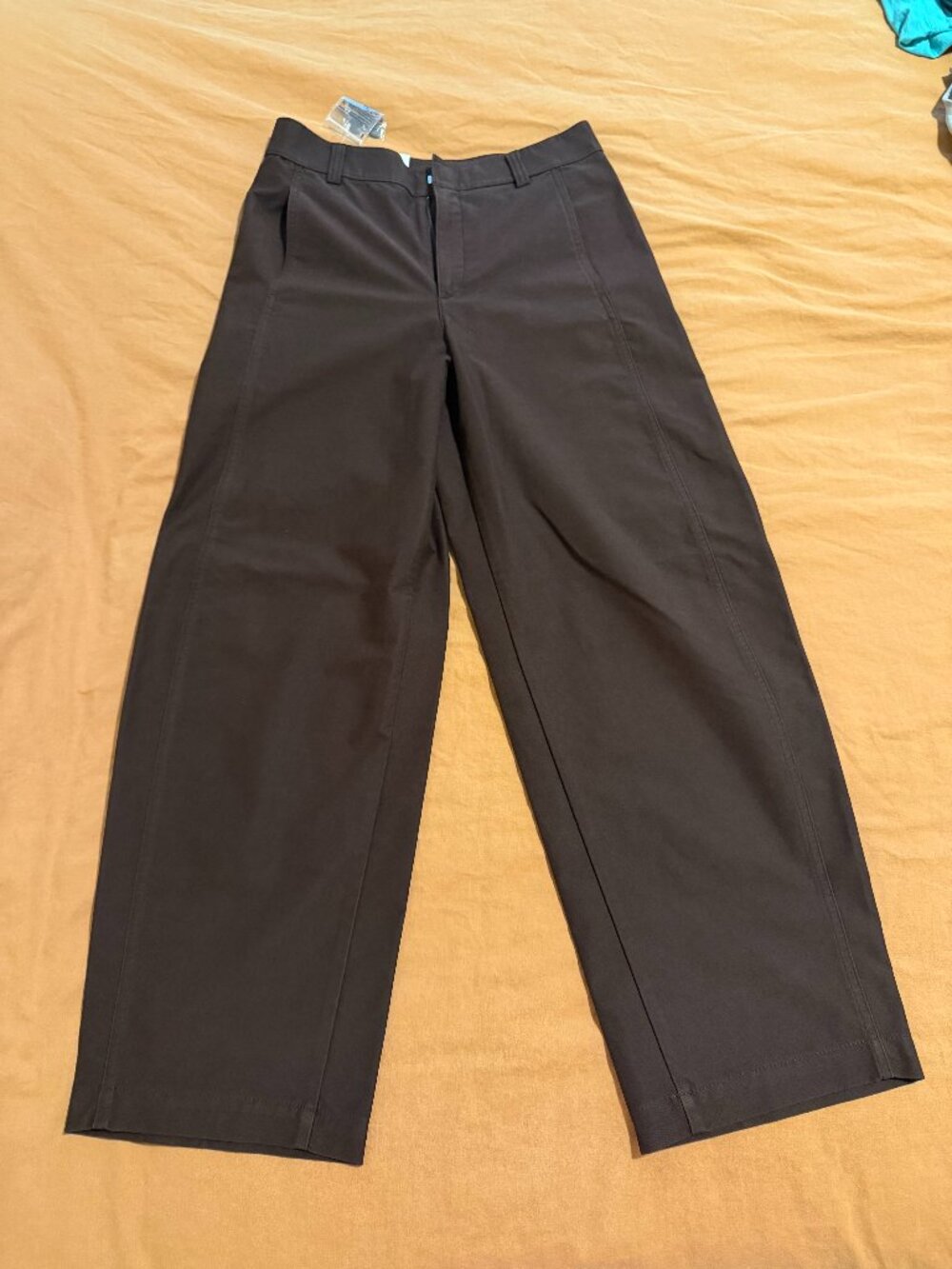 Uniqlo Barrel Pants - Small, Dark Brown